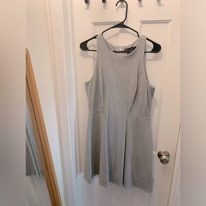 Grey A line White House black market dress!